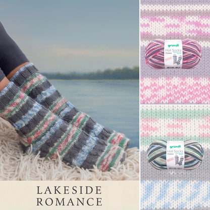 ソックヤーン2玉セレクション「湖畔のロマンス」