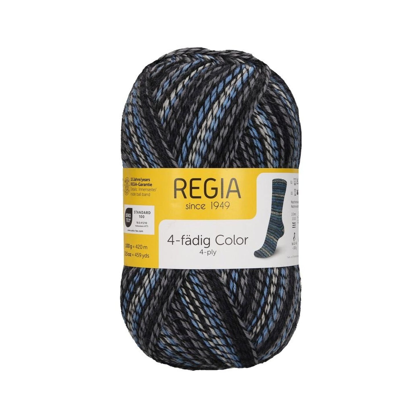 REGIA：レギア 4本撚りソックヤーン オールタイムクラシックス カラー