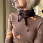 デンマーク発 人気デザイナーのソフィースカーフ｜毛糸 & 日本語文章パターン付きキット｜PetiteKnit：プチニット