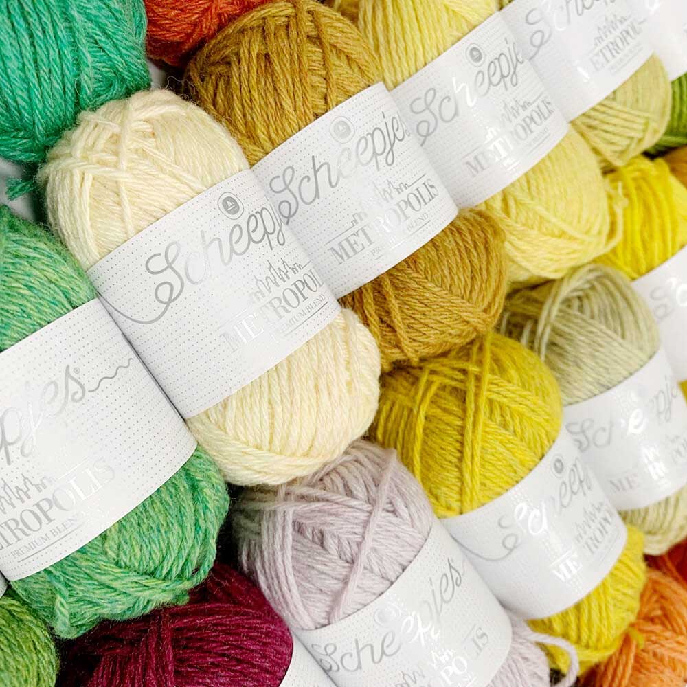 全80色の世界を旅する毛糸パック｜メトロポリス カラーパック 10g x 全80色｜Scheepjes：シェイプイェス