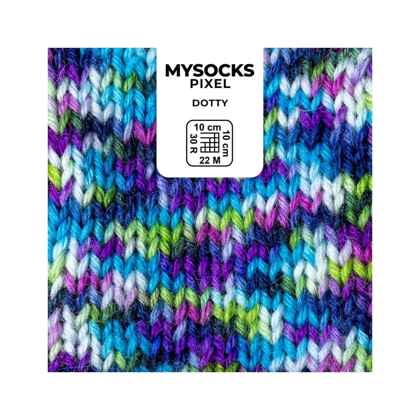 暖かさ際立つ毛糸｜マイソックス ピクセル｜myboshi：マイボウシ