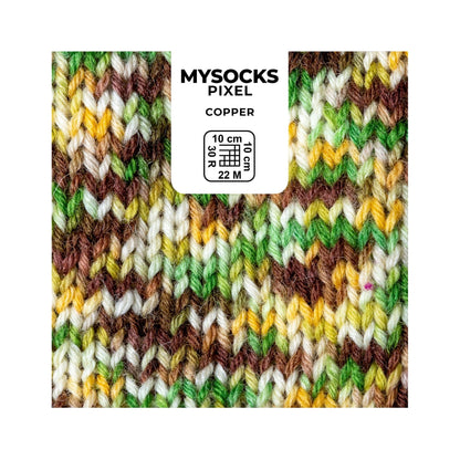 暖かさ際立つ毛糸｜マイソックス ピクセル｜myboshi：マイボウシ