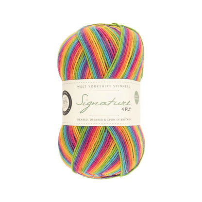 色彩と品格を編む英国製ソックヤーン｜シグネチャー 4ply カクテル｜West Yorkshire Spinners：ウエストヨークシャースピナーズ