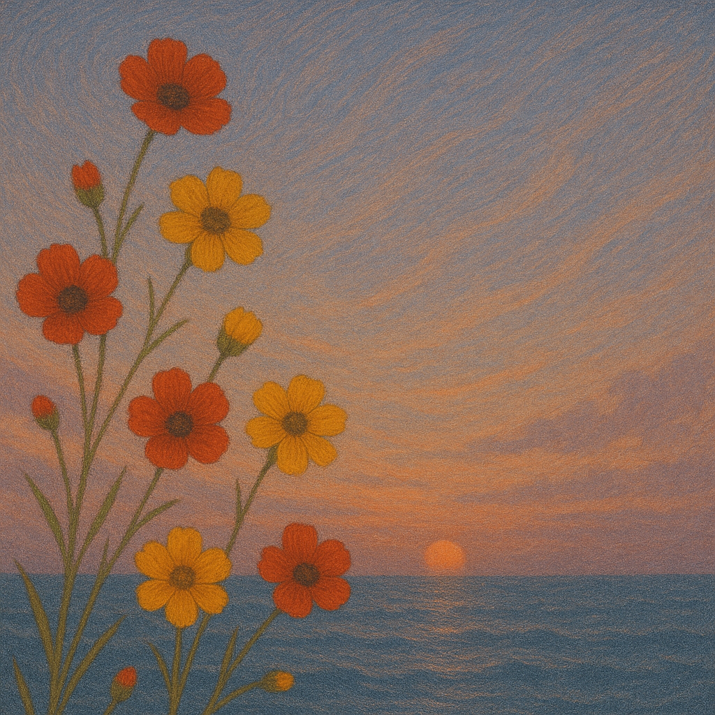 ソックヤーン3玉セレクション「花と夕暮れ、宵の海」