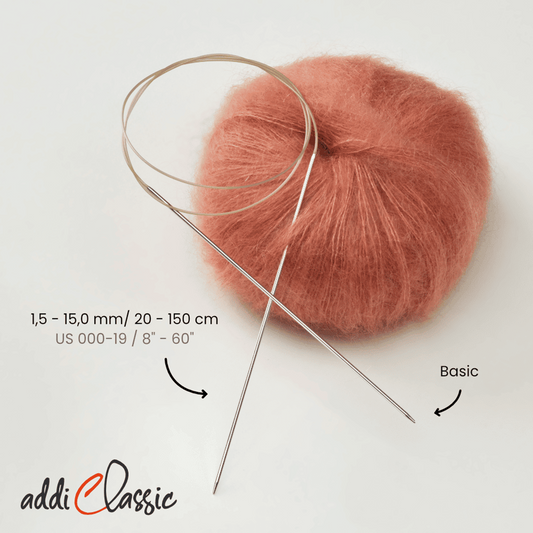 addi：アディ 輪針 プレミアムクラシック (通称ベーシック) 20-70 cm
