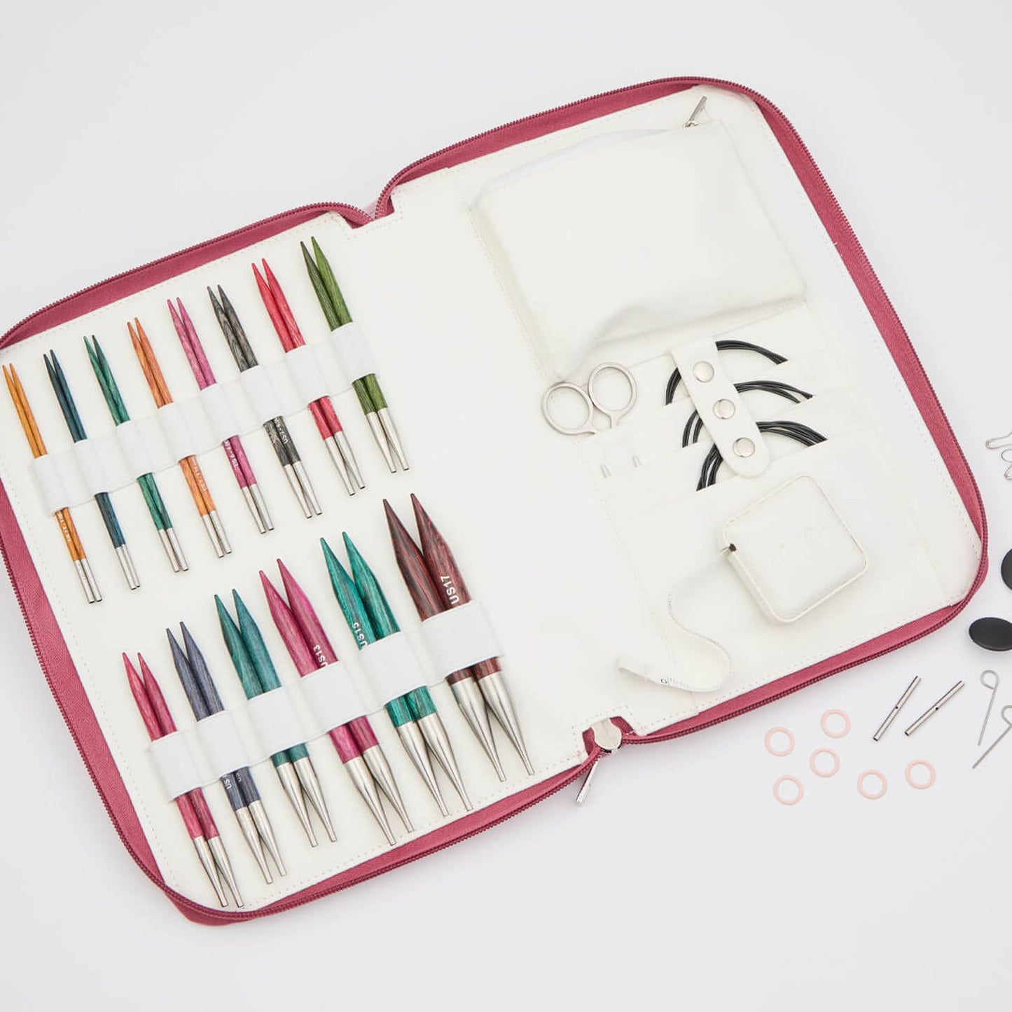 Knit Pro：ニットプロ 付け替え針セット ドリームズ (ロング針 x 14サイズ)【グランデ】