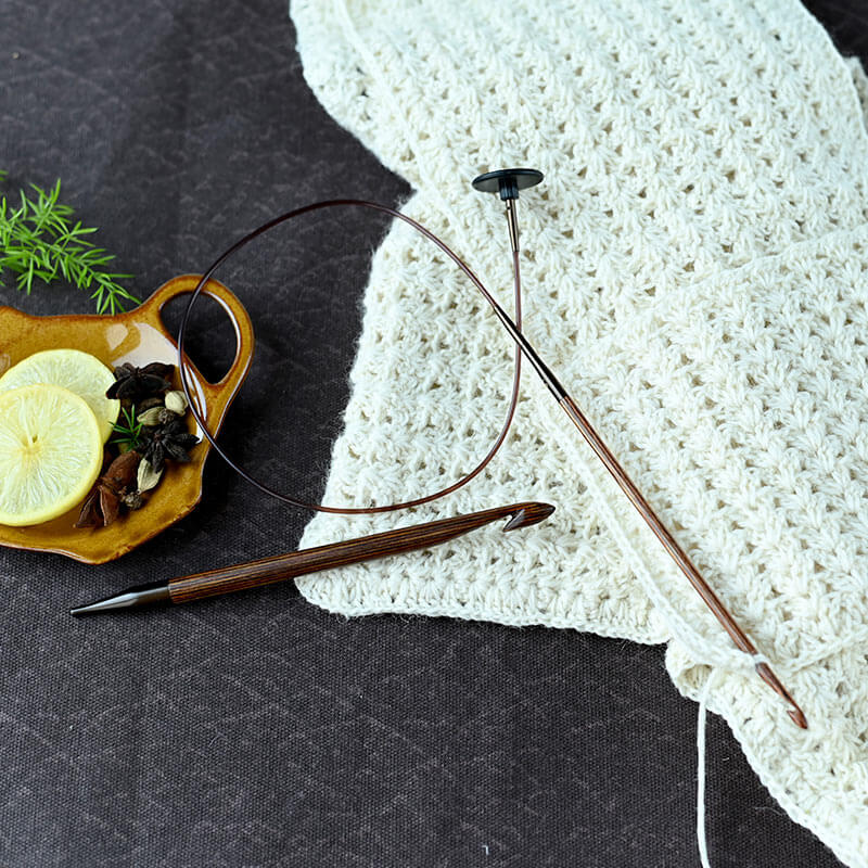 Knit Pro：ニットプロ 付け替え針 ジンジャー チュニジアンかぎ針