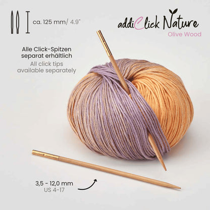 addi：アディ addiClick クリック オリーブ ロング 替え針 12.5cm