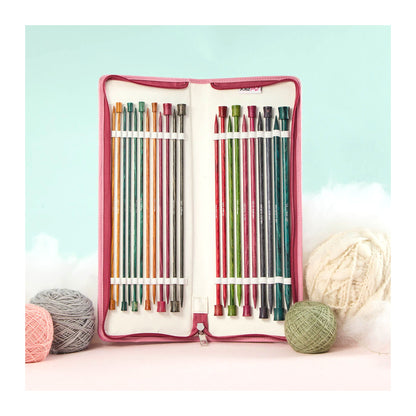 Knit Pro：ニットプロ 棒針(玉付き針)セット ドリームズ 25cm x 11サイズ【グランデ】