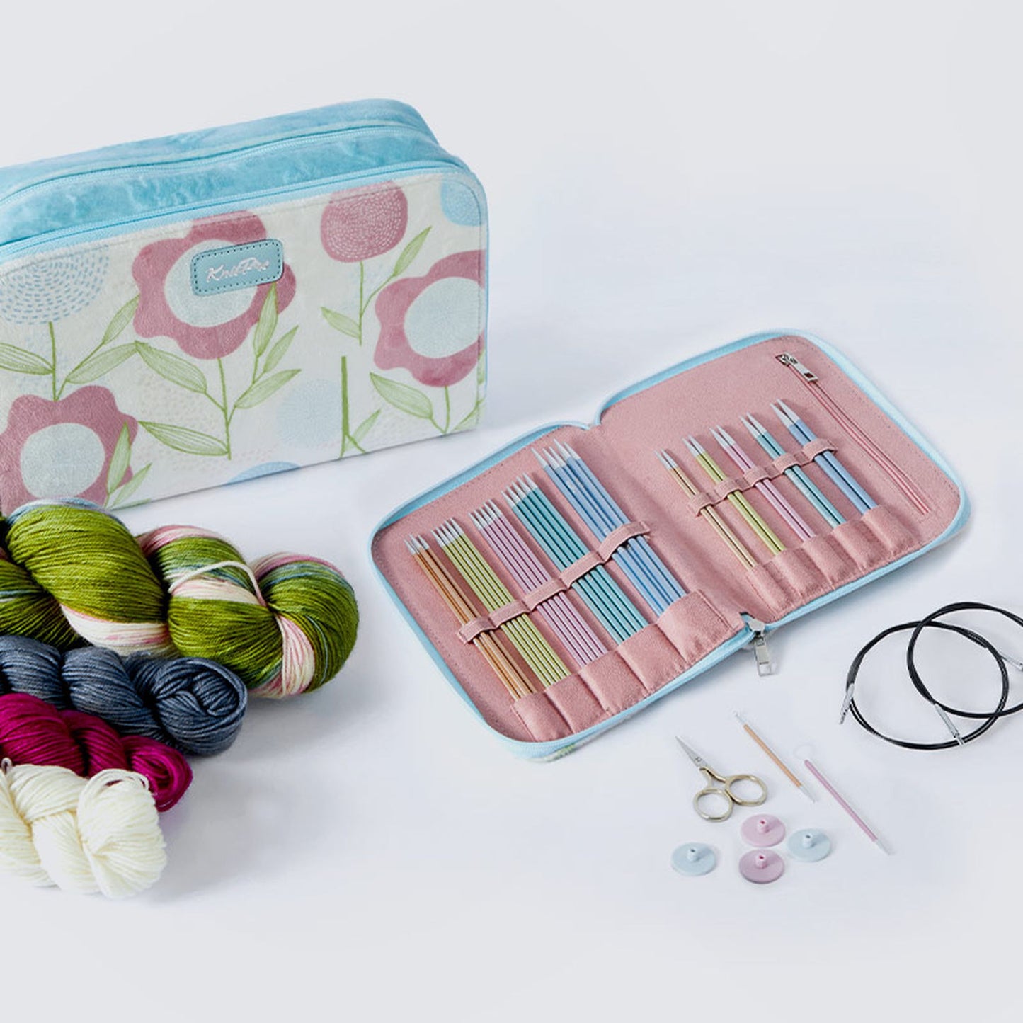KnitPro：ニットプロ 5本針/付け替え針/ソックヤーンセット スイートアフェア【限定生産品】