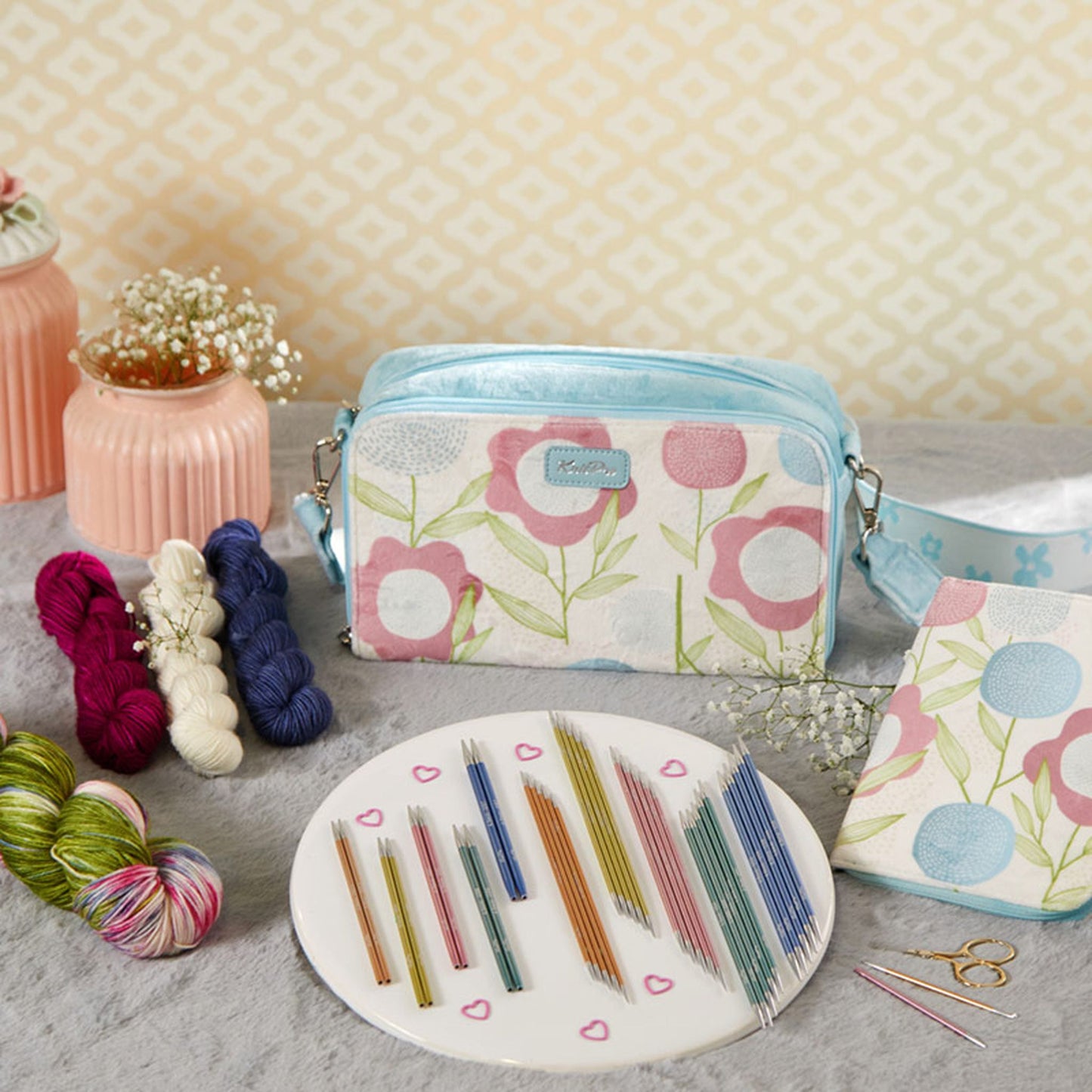KnitPro：ニットプロ 5本針/付け替え針/ソックヤーンセット スイートアフェア【限定生産品】