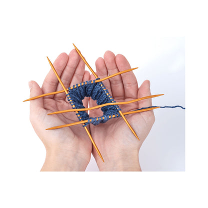 【2026シーズン限定】編みやすさと安心感を両立した5本針｜クレイジースネーク レース 15cm 2.5mm｜addi：アディ