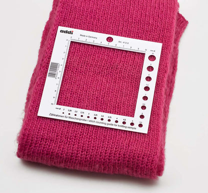 編み始めの迷いを整える addiSquare ゲージメジャー 10×10cm｜addi：アディ