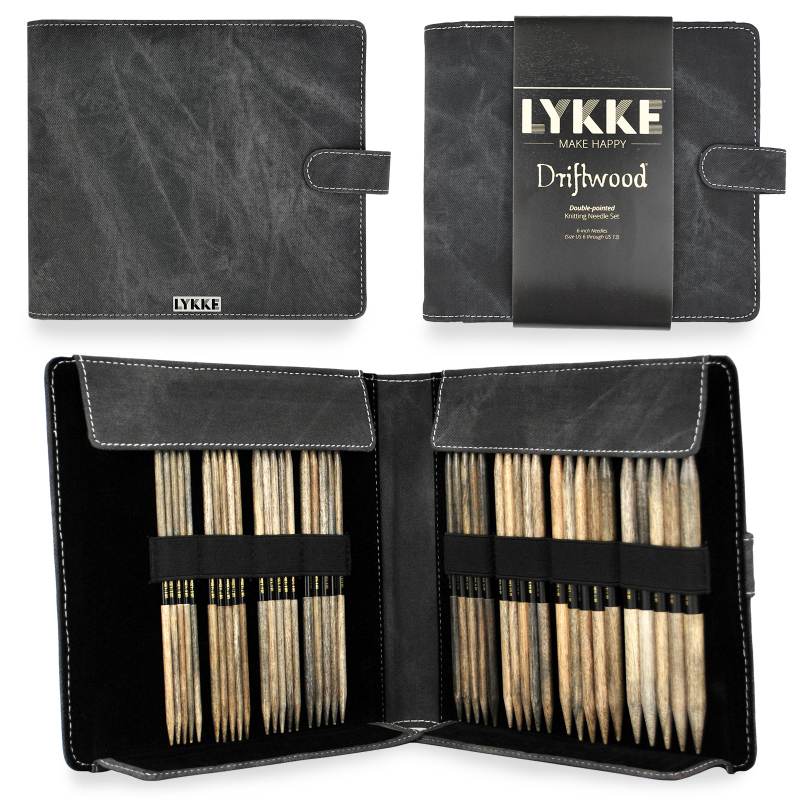 LYKKE：リッケ 5本針セット ドリフトウッド 15 cm