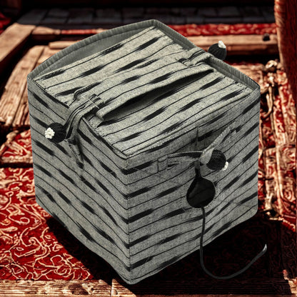 編み物を優雅に支える携帯ヤーンホルダー｜ KNIT OUT BOX アジュラック/イカット｜Lantern Moon：ランタンムーン