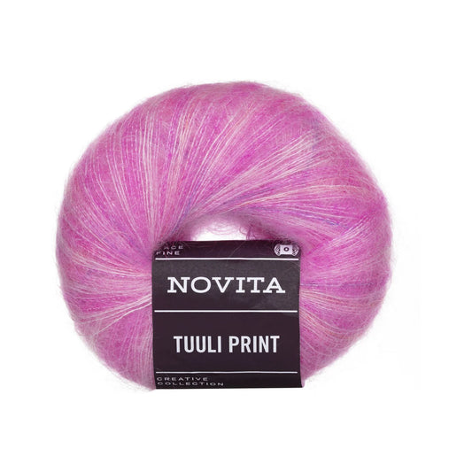 Novita：ノヴィータ トゥーリ プリント 50グラム モヘアランカ