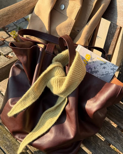 カシミヤで編むソフィースカーフ｜毛糸 & 日本語文章パターン付きキット｜PetiteKnit：プチニット