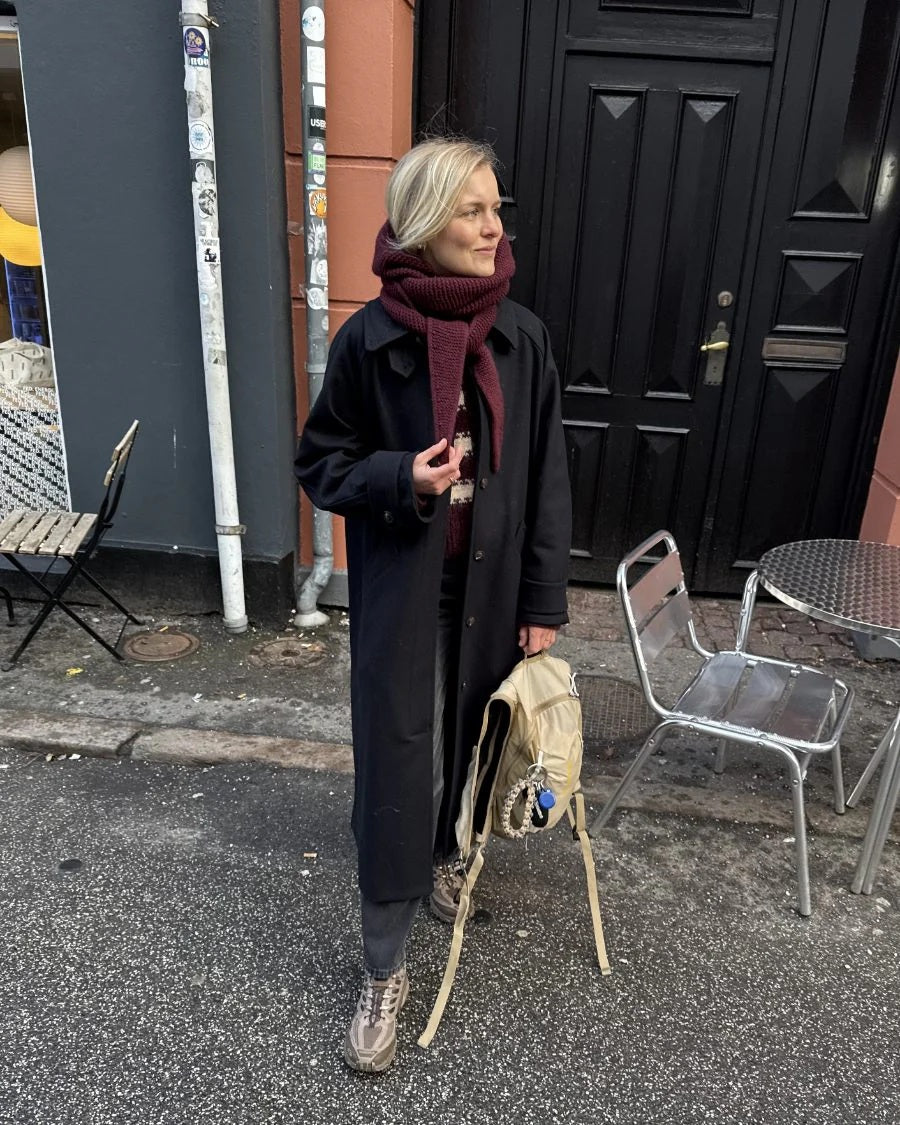 フードとマフラーがひとつに ソフィーフード｜毛糸 & 日本語文章パターン付きキット｜PetiteKnit：プチニット