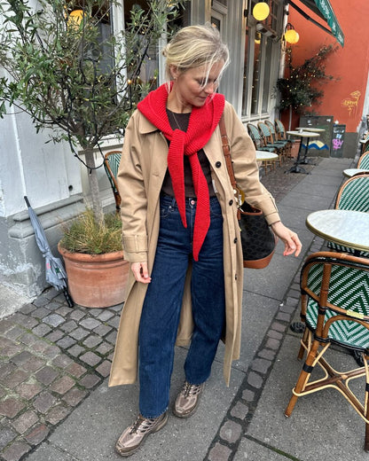 フードとマフラーがひとつに ソフィーフード｜毛糸 & 日本語文章パターン付きキット｜PetiteKnit：プチニット