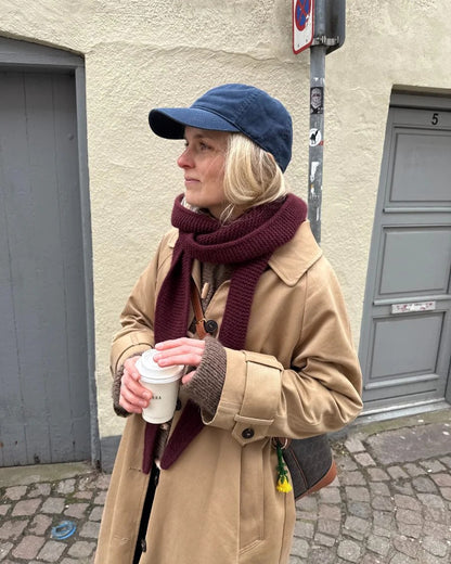 フードとマフラーがひとつに ソフィーフード｜毛糸 & 日本語文章パターン付きキット｜PetiteKnit：プチニット