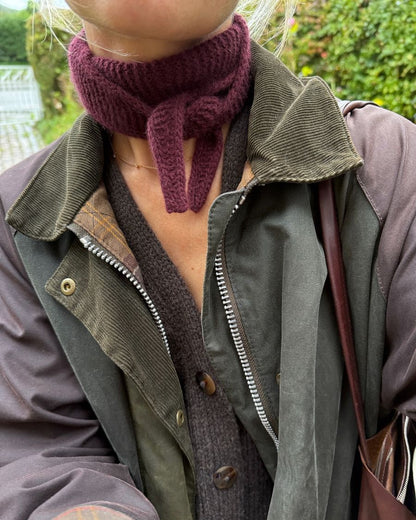 デンマーク発 人気デザイナーのソフィー スカーフ｜毛糸 & 日本語文章レシピ付きキット｜PetiteKnit：プチニット