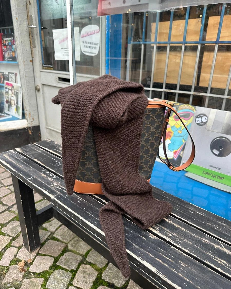 ひと続きで美しい形 ソフィーショール｜毛糸 & 日本語文章パターン付きキット｜PetiteKnit：プチニット