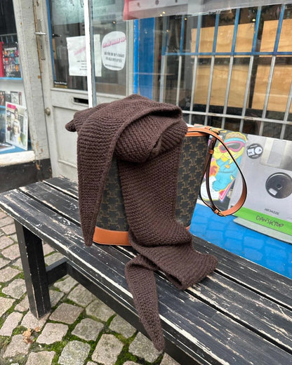 ひと続きで美しい形 ソフィーショール｜毛糸 & 日本語文章パターン付きキット｜PetiteKnit：プチニット