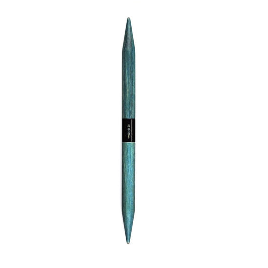 LYKKE：リッケ 5本針 流木風ウッド (インディゴ調) 15cm
