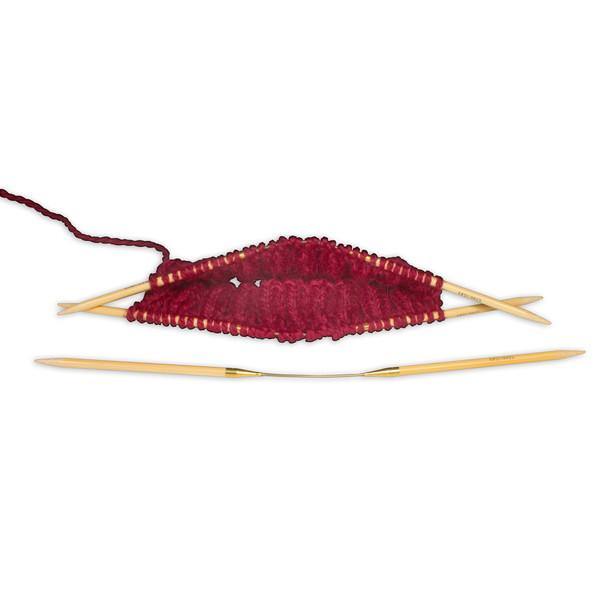 addi クレイジートリオ バンブー(竹製) 3本針 ロング 30cm - なないろ毛糸