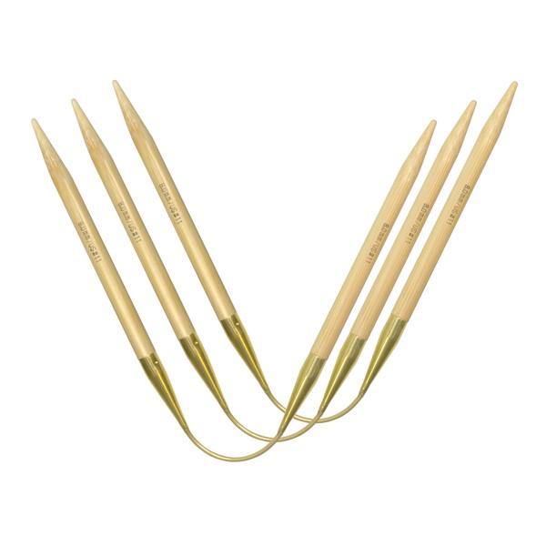 addi クレイジートリオ バンブー(竹製) 3本針 ロング 30cm - なないろ毛糸