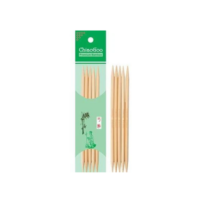 ChiaoGoo：チャオグー 5本針 竹製 ナチュラル 13-20cm