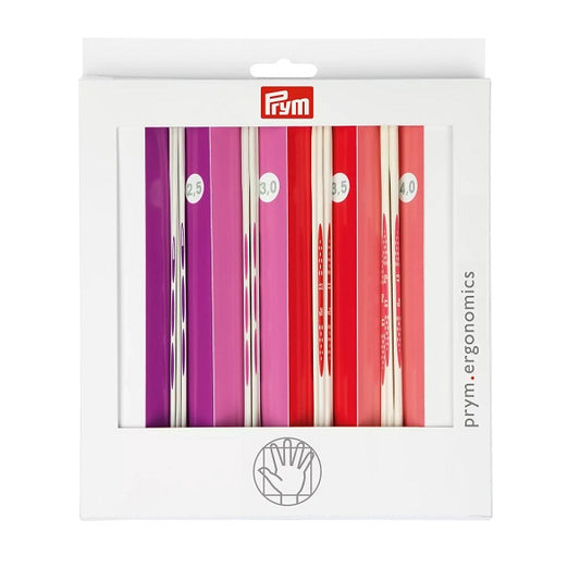Prym：プリム 5本針 エルゴノミック 20cm 4組セット ≪スペシャルカラー≫ 20cm 2.50/3.00/3.50/4.00mm
