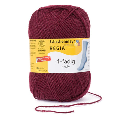 REGIA：レギア 4本撚りソックヤーン ユニ／単色 50g