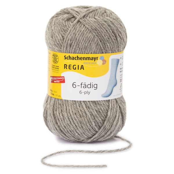 REGIA：レギア 6本撚りソックヤーン ユニ／単色 50g