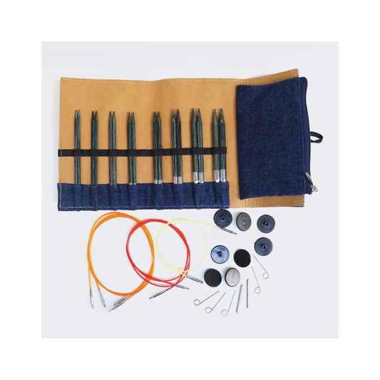 Knit Pro：ニットプロ 付け替え輪針 インディゴウッド スペシャルコレクターズエディション【限定生産品】