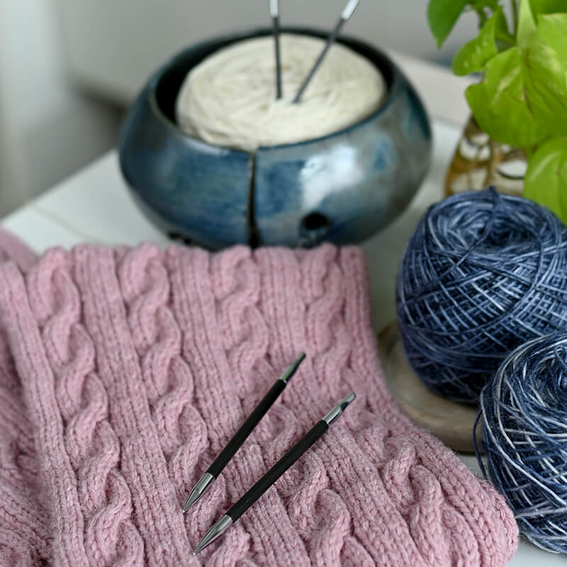 Knit Pro：ニットプロ 付け替え針 カーボンズ輪針 ショート/ロング 3.00mm-8.00mm