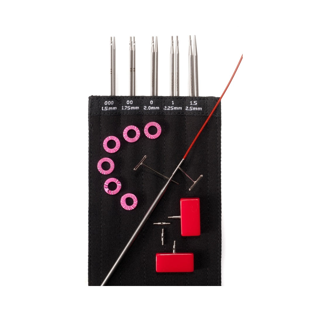 ChiaoGoo:チャオグー 付け替え針【ミニ】輪針セット 極細レースロング